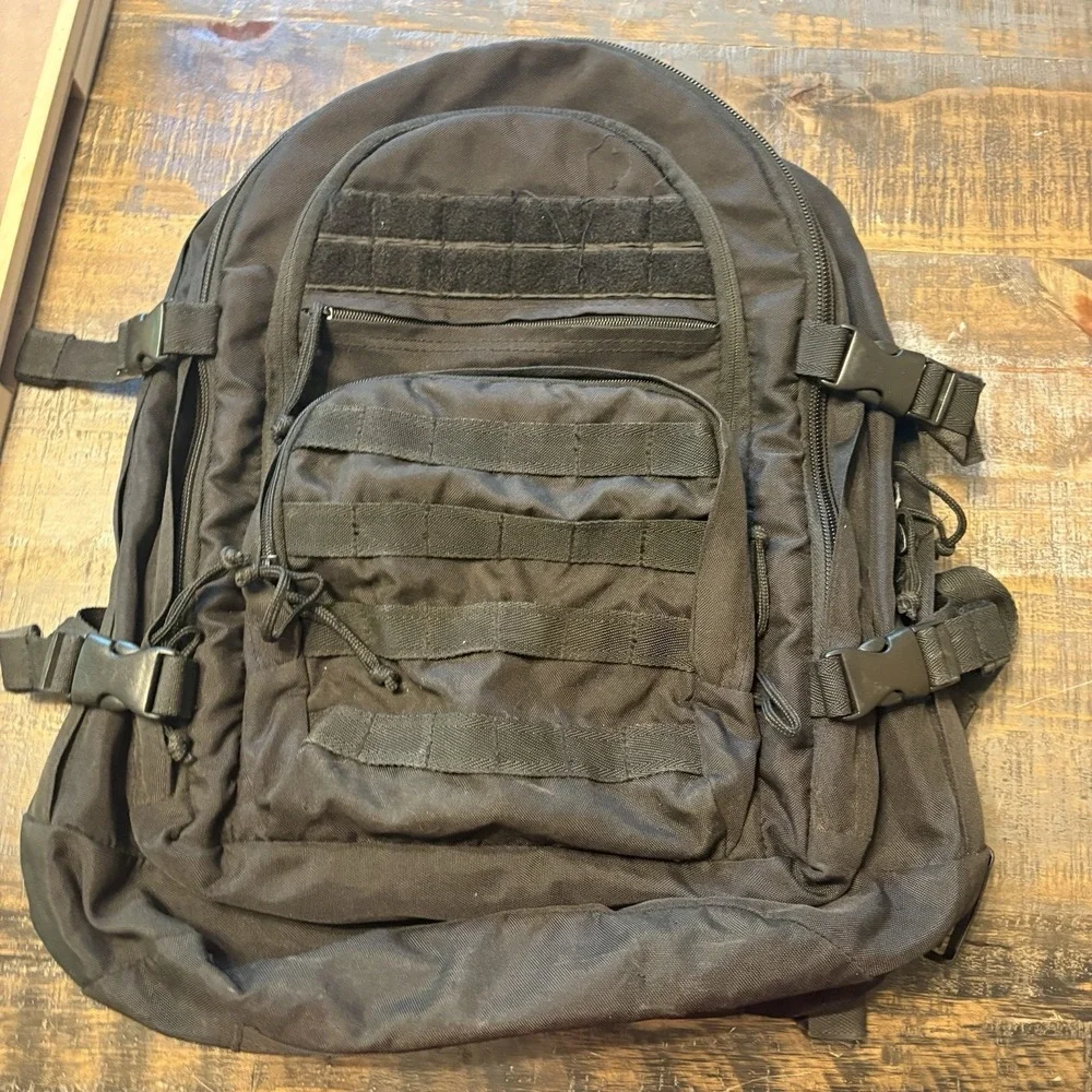 BACKPACK Black S.O.C 3 Day Pass Tactical Military Style Back Pack
